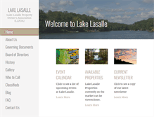 Tablet Screenshot of lakelasalle.com